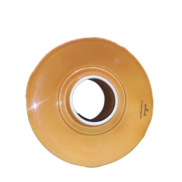 Hallmark Coral Orange Harvest Leaves and Acorns Fall Candle Shade Topper - Picture 5 of 8